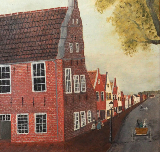 Gemälde Schmidt Teemuseum in Norden, signiert – Bild 3