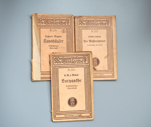 Opern Bücher Sammlung aus der ersten Hälfte des 20.Jh. 12 Stück – Bild 3