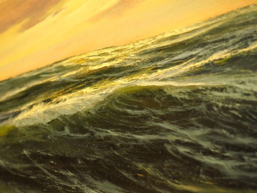 Lothar Schlüter "Hochsee" Ölgemälde – Bild 3