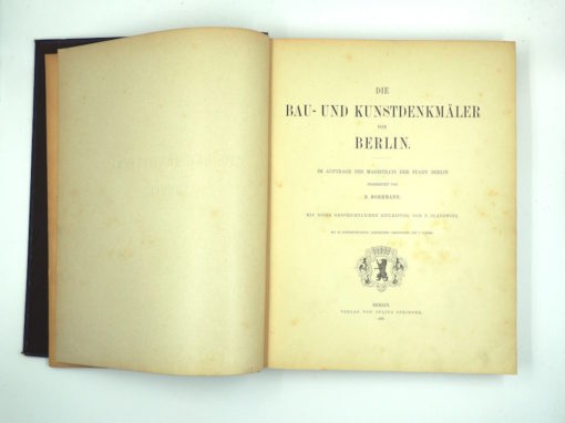 R. Borrmann Die Bau- und Kunstdenkmäler von Berlin – Bild 3