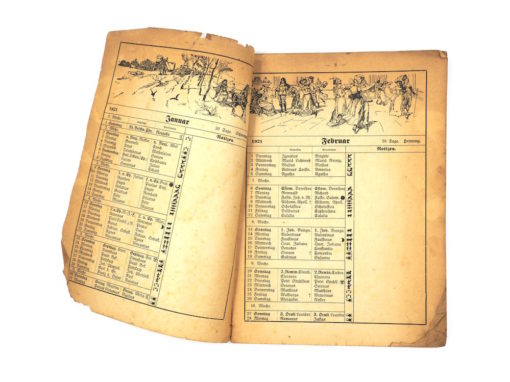 Neuer Friedens Kalender 1921 Politischer Volkskalender II. Jahrgang – Bild 2