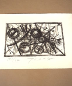Jean Tinguely Maschinenräder - handsigniert