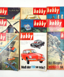 hobby Das Magazin der Technik 1958 Konvolut 9 Ausgaben