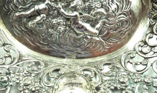 C. Widmann ovale Silber Schale Silberschüssel Anreichschale – Bild 3