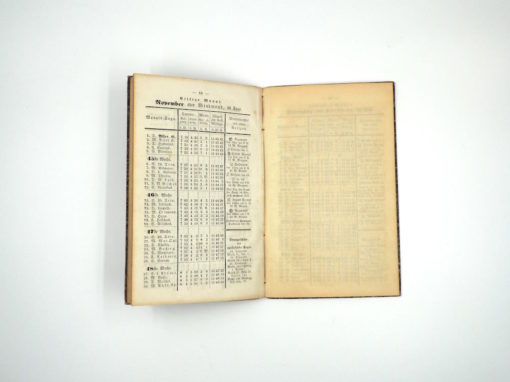 H. C. Begemann Kalender auf das Jahr 1853 berechnet nach wahrer Zeit für den Parallel und Meridian von Emden – Bild 4